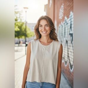 We The Free Women’s Light Green Knit Tank Top Size L